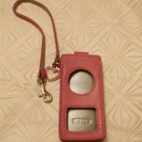 Coach iPod Nano Pink Leather Case *HOST PICK* - Picture 2 of 11